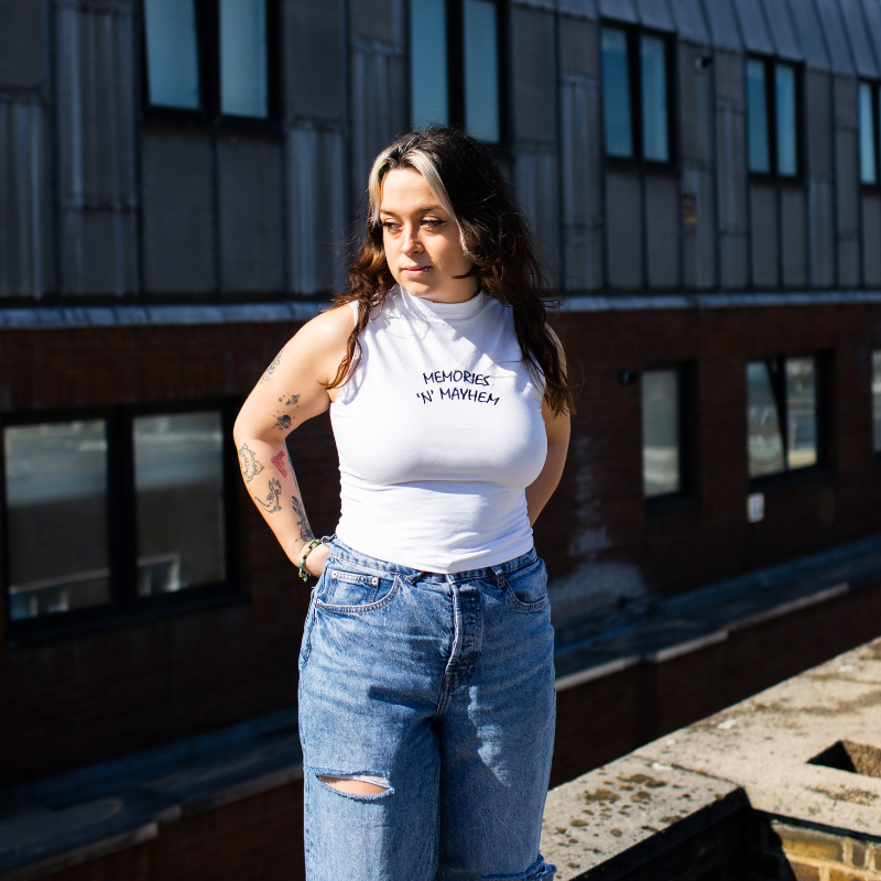 Memories 'n' Mayhem Sleeveless Crop Top - Image 5